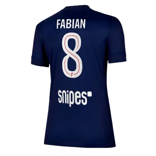 Billige Fotballdrakt Paris Saint-Germain Fabian Ruiz #8 Replika Hjemmedrakt Dame 2025-26 Kortermet Billige Fotballdrakt Paris Saint-Germain Fabian Ruiz #8 Replika Hjemmedrakt Dame 2025-26 Kortermet
